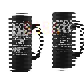 Baba Definition Baba Grandma Baba Grandmother Small Black Coffee Mug - Monsterry