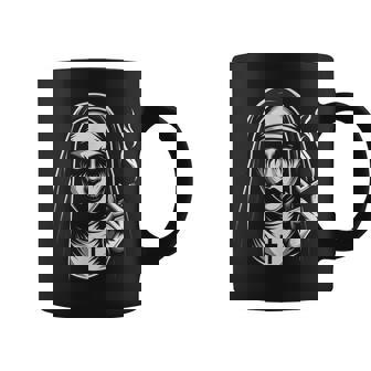 Badmoking Nun オカルトゴス 魔術&ホラー ゴシック コーヒーマグ - Kawaiitshirt