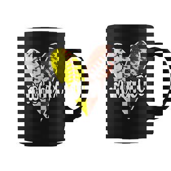 Baller Mama Proud Softball Football Player Ball Mom Coffee Mug - Monsterry
