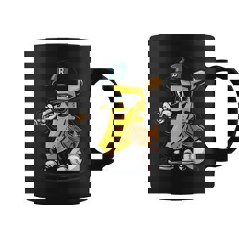Banana Baseball Player Fruit Lover Present Coffee Mug - Thegiftio UK