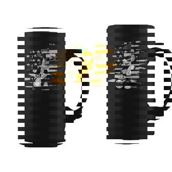 Graphic Bananas Proud Name Retro American Flag Bananas Lover Coffee Mug - Monsterry