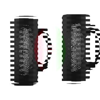 Bandera De Irán Con Huellas Dactilares Y Raíces De País Taza de café - Regaloses