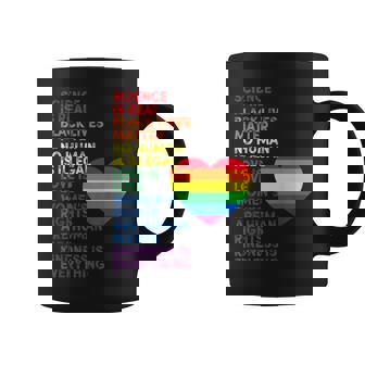 Bandera Del Orgullo Lgbt Arco Iris Aliado Lesbiana Bisexual Taza de café - Regaloses