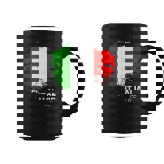 Bandera Italiana Patriótica De Italiaintage In Mangas Taza de café - Regaloses