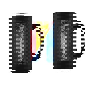 Banderas De España Y Nicaragua Nicaragüense Español Taza de café - Regaloses