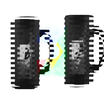 Banderas De Francia Y Brasil Francés Brasileño Taza de café - Regaloses