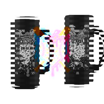 Baseball Boys Ice Cream Drip Baseball Coffee Mug | Mazezy