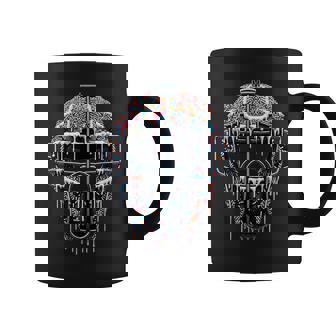 Baseball Catcher Mask Ice Cream Dripping Baseball Fan Boys Coffee Mug - Monsterry