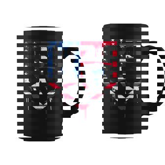 Baseball Drip American Flag Bat 4Th Of July Patriotic Boys Coffee Mug | Mazezy