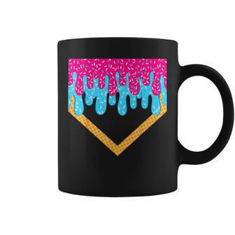 Baseball Drip Boys Home Plate Ice Cream Sprinkles Sport Fans Coffee Mug - Thegiftio