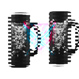 Baseball Home Plate Bat Game Day Ice Cream Drip For Boys Men Coffee Mug - Thegiftio UK