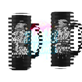 Baseball Mama Ice Cream Drip With Sprinkles Mother's Day Coffee Mug | Mazezy
