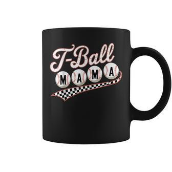 Baseball Mom For Game Day Family T-Ball Mama Coffee Mug - Monsterry
