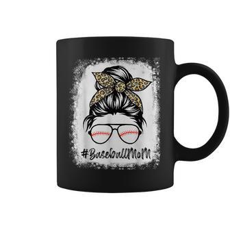 Baseball Mom Leopard Girls Baseball Mama Coffee Mug - Monsterry