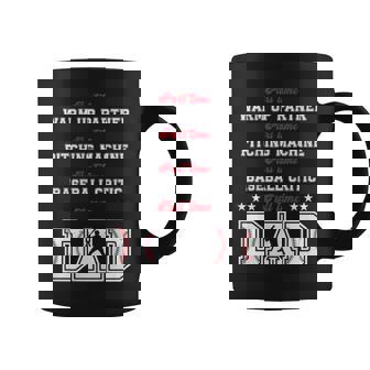 Baseball Part Time Warm Up Partner Pitching Full Time Dad Coffee Mug - Monsterry