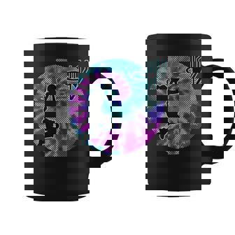 Basketball Tie Dye And Girls Mid Air Taza de café - Regaloses