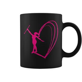 Baton Twirling Heart Baton Twirler Gymnaste Gymnastique Sport Tasse - Cadeauxyz