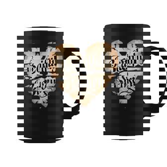 Beautifully Broken Christian Quote Coffee Mug - Monsterry