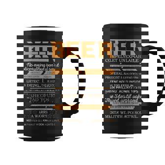 Beer Completely Unexplainable Notices Everything But Won’T Say It Name Coffee Mug - Seseable