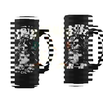 Berner And Chill バーニーズマウンテンドッグ 面白いグラフィックtシャツ コーヒーマグ - Kawaiitshirt