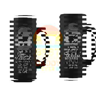 Best Dachshund Daddy Ever Father's Day Wiener Dog Dad Coffee Mug - Monsterry