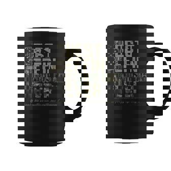 Best Effin Bonus Dad American Camo Flag Coffee Mug - Thegiftio UK