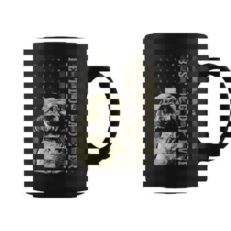 Besthih Tzu Dad Ever Camisa De Camuflaje Con Bandera Americana Para Papá Taza de café - Regaloses