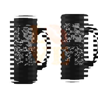 Big Lips Love ヒョウ柄 文字 ピンク 唇 バレンタイン ラブ コーヒーマグ - Kawaiitshirt