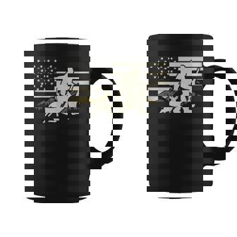 Bigfoot Deer Hunting Usa Flag Deer Hunting Buck Season Coffee Mug - Thegiftio