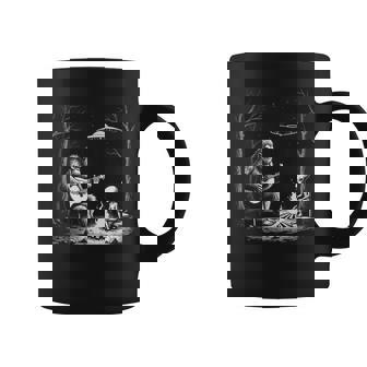 Bigfoot Guitar Campfire Alien Ufo Camping Sasquatch Coffee Mug - Thegiftio UK