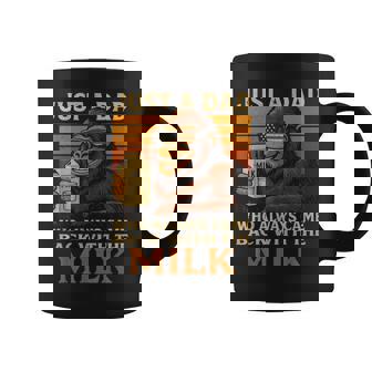 Bigfoot Papa Just A Dad Who Always Came Back With The Milk Coffee Mug - Thegiftio UK