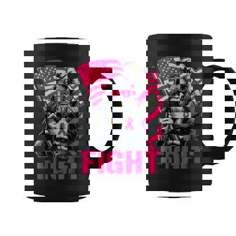 Bigfoot Pink Ribbon Fight Breast Cancer Awareness Coffee Mug | Mazezy