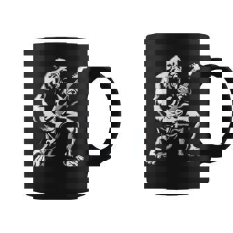 Bigfoot Playing Guitar Rock And Roll Music Band Sasquatch Coffee Mug - Thegiftio UK