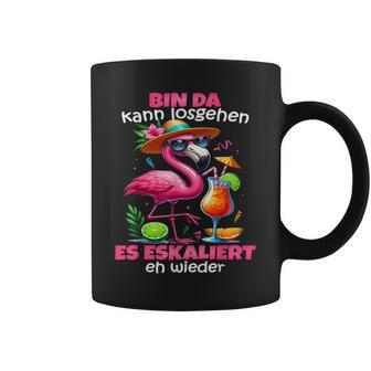 Bin Da Kann Losgehen Es Eskaliert Eh Flamingo Malle Tassen - Geschenkecke
