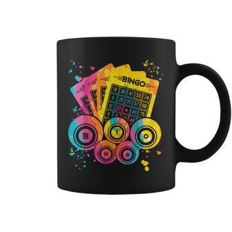 Bingo-Bälle Colorsplash Damen Herren Bingo Tassen - Geschenkecke