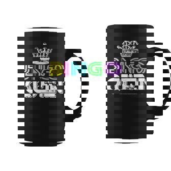 Bingo Queen Bingo Queen Regalos Para Es Y Madres Taza de café - Regaloses