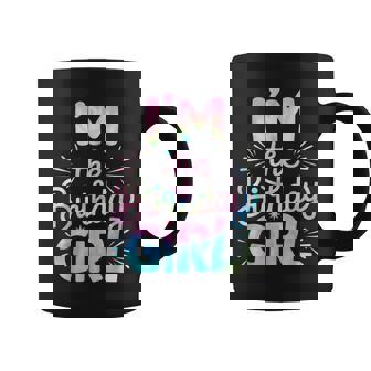 Im The Birthday Girl Tie Dye Colorful Bday Girl Party Coffee Mug - Monsterry