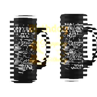 Birthday Squad Shoes Stepping With The Birthday Queen Party Coffee Mug - Monsterry