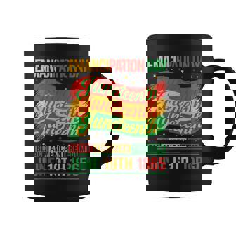 Black American Freedom 1865 Junenth Coffee Mug - Thegiftio UK