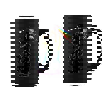 Black Cat Rainbow Light Prism Science Lover Physics Lgbt Coffee Mug - Thegiftio