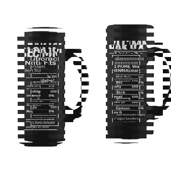 Black Mom Nutrition Facts History Month Proud Mama's Day Coffee Mug - Thegiftio