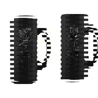 Black Rose Flower Botanist Garden Flower Black Rose Coffee Mug - Thegiftio
