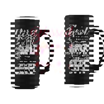 Blessed To Be Called Mom And Cece Flowers Idea Coffee Mug - Thegiftio UK