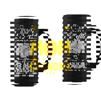 Blessed To Be Called Mom And Grandma Cool Mother's Day Mom Coffee Mug | Mazezy