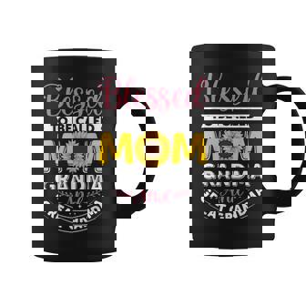 Blessed To Be Called Mom Grandma Sunflower Mother's Day Coffee Mug - Thegiftio
