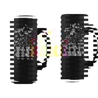 Blessed To Be Called Nana Floral Wildflower Coffee Mug | Mazezy