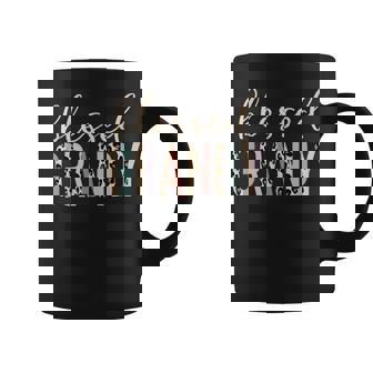 Blessed Grandy Cute Leopard Print Coffee Mug | Mazezy