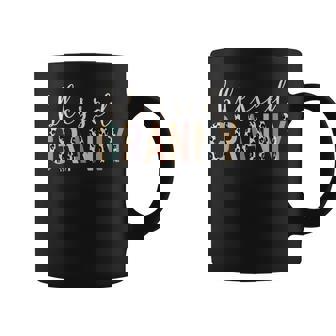 Blessed Granny Cute Leopard Print Coffee Mug - Monsterry