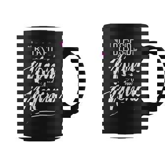 Blessed Mom And Mema Grandma Grandmother Heart Coffee Mug - Thegiftio UK