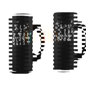 Blessed Nanny Cute Leopard Print Coffee Mug - Monsterry